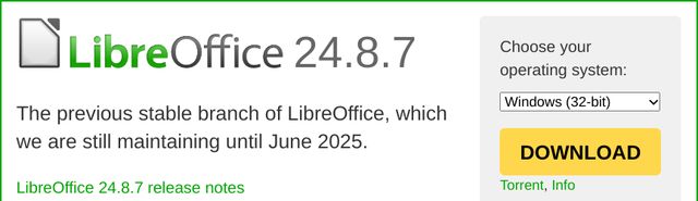 LibreOffice 24.8.7 available